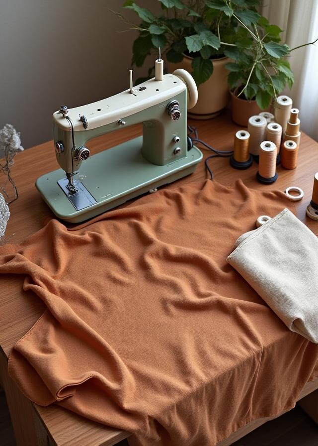 Et bilde av arbeidsbenken hos Dune Thread